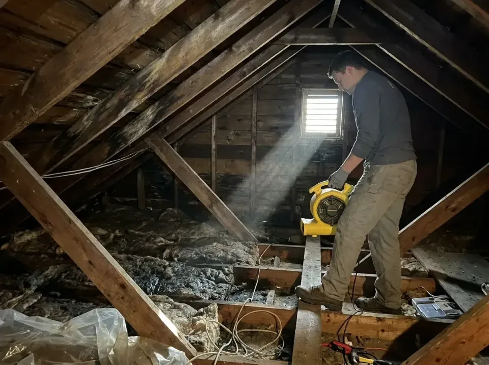 attic-water-damage-drying-proc-007 — frequently asked questions, Emergency Water Extraction & 24/7 Flood Response in Kenosha…